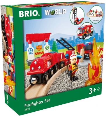 Set de joaca Tren pompieri BRIO