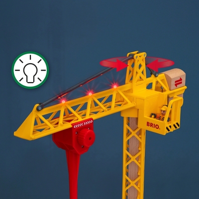Macara de construcii cu lumini BRIO