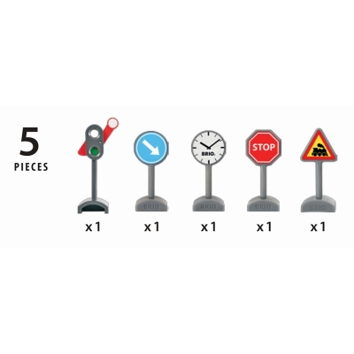 Kit semne trafic BRIO