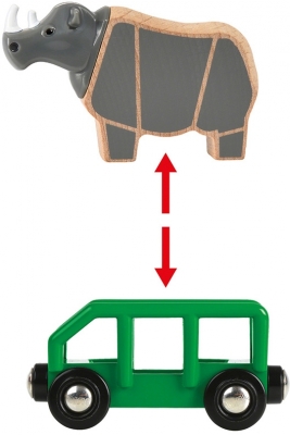 Tren pentru safari BRIO
