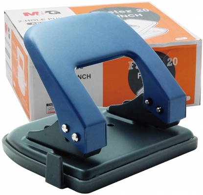 Perforator 20 coli, 5.5mm diametru si rigla masurare precisa a perforatiilor M&G