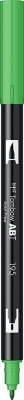 Marker caligrafic 2 in 1, ABT Dual Brush Pen, light green Tombow