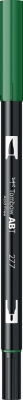 Marker caligrafic 2 in 1, ABT Dual Brush Pen, dark green Tombow