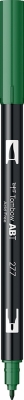 Marker caligrafic 2 in 1, ABT Dual Brush Pen, dark green Tombow