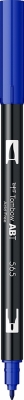 Marker caligrafic 2 in 1, ABT Dual Brush Pen, deep blue Tombow