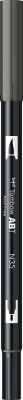 Marker caligrafic 2 in 1, ABT Dual Brush Pen, cool grey 12 Tombow