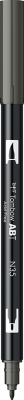 Marker caligrafic 2 in 1, ABT Dual Brush Pen, cool grey 12 Tombow