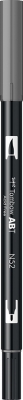 Marker caligrafic 2 in 1, ABT Dual Brush Pen, cool grey 8 Tombow