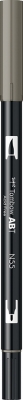 Marker caligrafic 2 in 1, ABT Dual Brush Pen, cool grey 7 Tombow