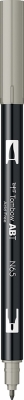 Marker caligrafic 2 in 1, ABT Dual Brush Pen, cool grey 5 Tombow