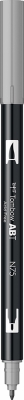 Marker caligrafic 2 in 1, ABT Dual Brush Pen, cool grey 3 Tombow