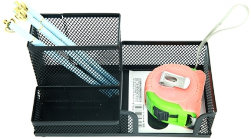 Organizator birou multifunctional cu suport instrumente de scris, metal, MESH, M&G