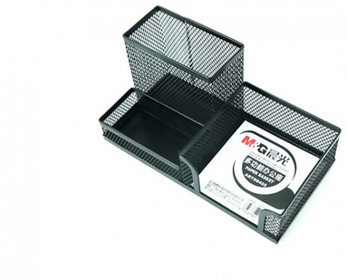 Organizator birou multifunctional cu suport instrumente de scris, metal, MESH, M&G