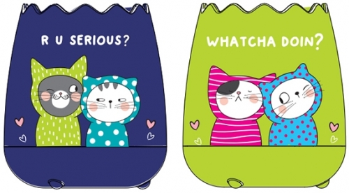 Suport instrumente de scris, So many cats, plastic, M&G