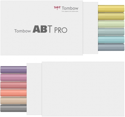 Markere ABT Pro 12 Pastel Colors Tombow