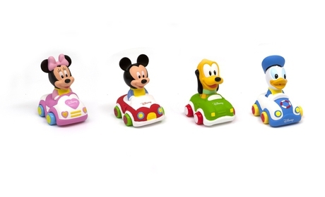 Masinute Disney: Minnie, Mickey, Donald, Pluto Clementoni 