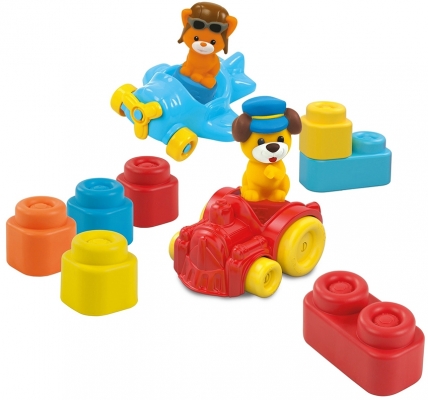 Clemmy Plasa de cuburi primele mele vehicule Clementoni 