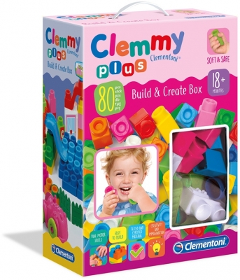 Set constructie pentru fete, 80 de piese, Clementoni