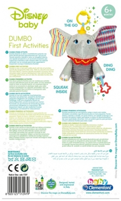 Jucarie din plus, Elefantul Dumbo cu activitati, Clementoni 