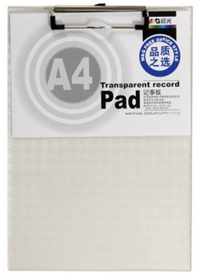 Clipboard A4, transparent, 318 x 225 x 2.7mm, diverse modele, M&G