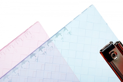 Clipboard A4, transparent, 318 x 225 x 2.7mm, diverse modele, M&G
