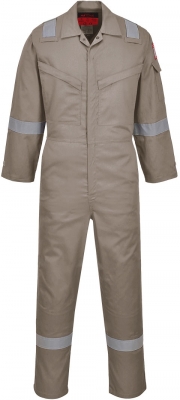 Combinezon Araflame silver, kaki, regular, Araflame Plus, Portwest
