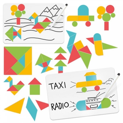 Set de joaca si creativitate cu magneti Headu