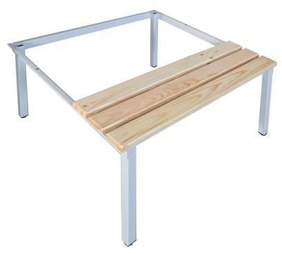 Banca Zeta sub dulap de vestiar, 60 cm