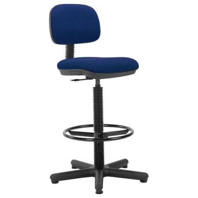 Scaun de lucru Senior cu glisoare, albastru