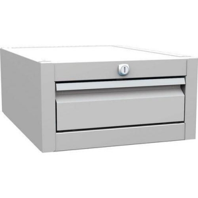 Container sub masa gri, 1 sertar