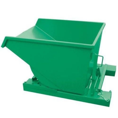 Container basculant, volum 1200 l, verde