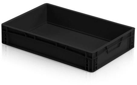 Naveta antistatica ESD, neagra, 12 x 60 x 40 cm