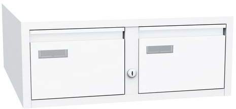 Clasificator metalic individual cu doua randuri A5 Severn, 2 sertare, alb