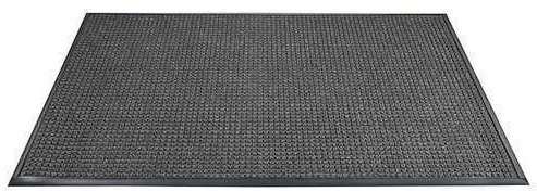 Covoras de curatare cu margine facilitare acces, pentru interior, 150 x 90 cm, gri