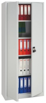 Dulap metalic pentru dosare, 4 rafturi, 195 x 120 x 42,2 cm