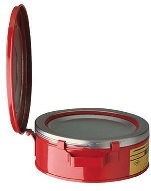 Recipient de siguranta pentru solventi Justrite, rosu, 1,8 kg