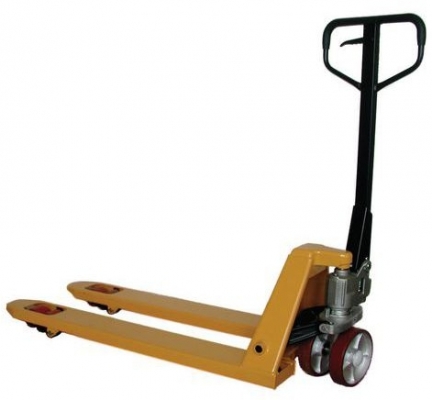Transpalet, pana la 2000 kg, cu ridicare rapida, roti directie din poliuretan