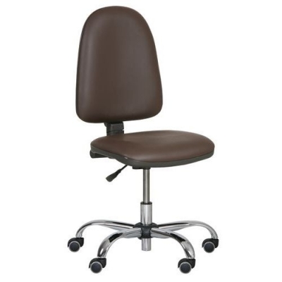 Scaun de lucru Torino plus cu roti moi, maro