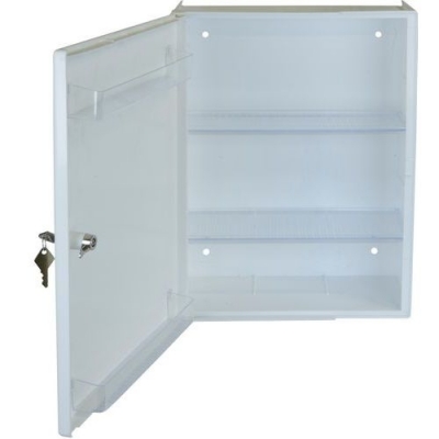 Trusa metalica de prim ajutor pe perete, cu cheie, 42 x 31 x 15