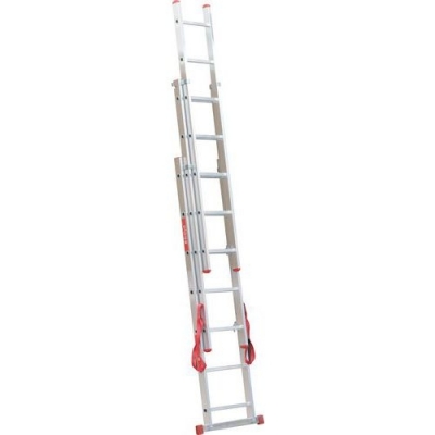 Scara extensibila din aluminiu HOBBY, 3 x 7 trepte