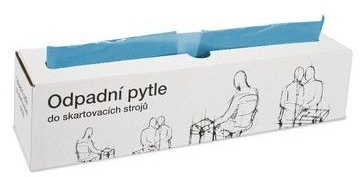 Sac de reziduuri pentru distrugatorul de documente, 61 x 100, albastru