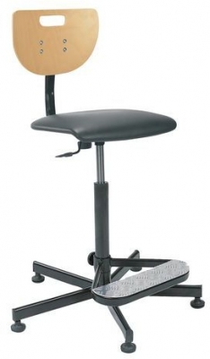 Scaun de lucru inalt Werek Plus cu glisoare