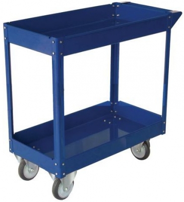 Carucior cu rafturi Ergobjorn cu maner, pana la 100 kg, 2 rafturi cu margini ridicate