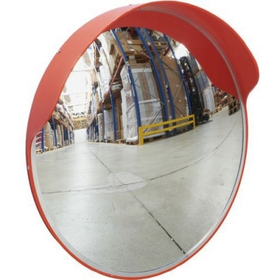 Oglinda rotunda universala, portocalie, 600 mm