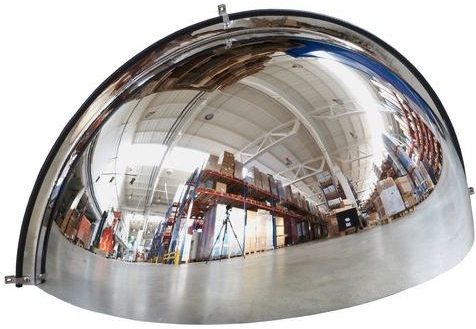 Oglinda industriala parabolica, sfert de sfera, 800 mm