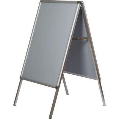 Stand publicitar P25 in forma de A, colturi rotunjite, B2