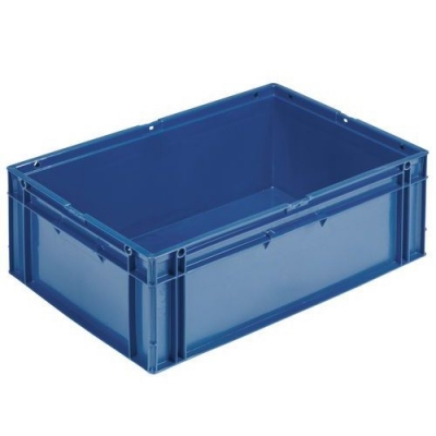 Naveta din plastic stivuibila PP Manutan, 39 l