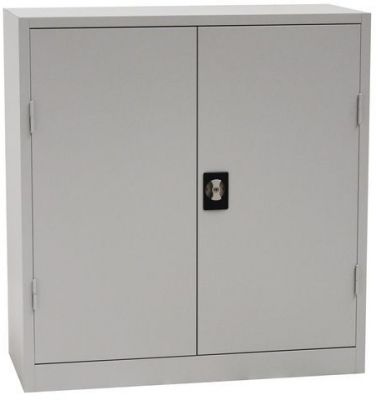 Dulap metalic de atelier Manutan, 106 x 100 x 45 cm, gri