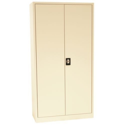 Dulap metalic pentru dosare Manutan, 4 rafturi, 195 x 92 x 42 cm, bej
