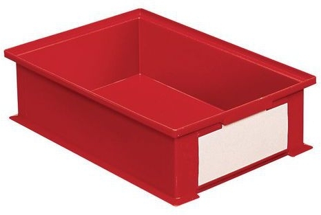 Naveta colorata din plastic PS (16,2 l), rosie